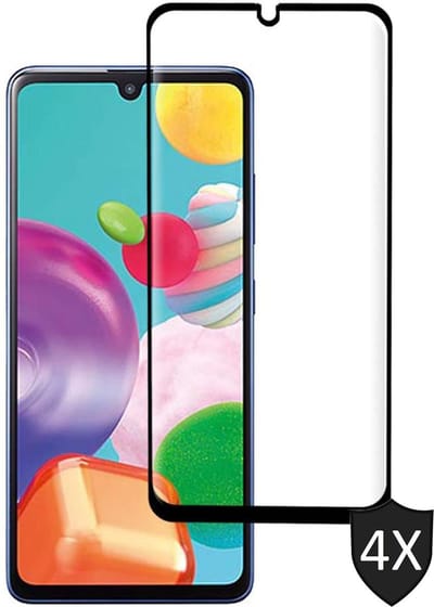 Screenprotector geschikt voor Samsung A41 - 4x FullGuard Glas Screen Protector