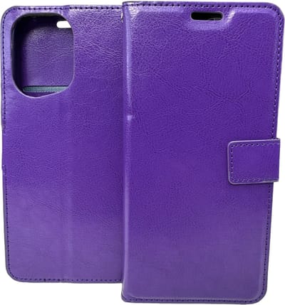 Portemonnee Book Case Hoesje Geschikt voor: Oppo Find X5 Pro - Paars