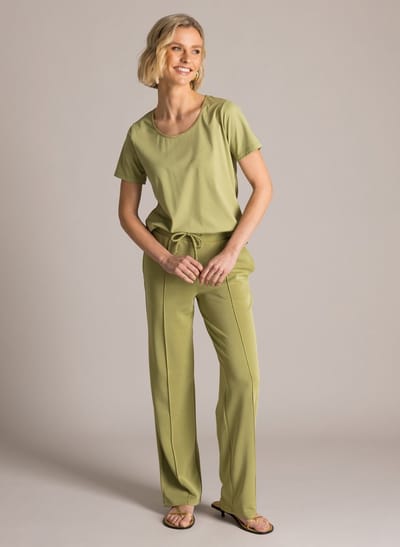 YEST Kaia Tops - Botanic Green - maat 36