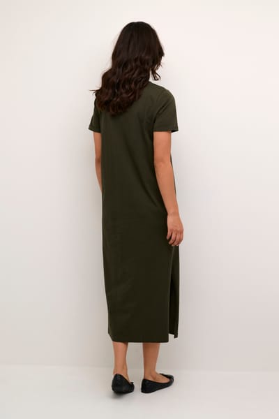 Jurk Regular fit Forest Night dark green