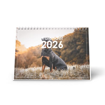 Huurdies - Bureaukalender 2026 - Rottweiler