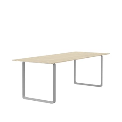 Muuto - 70/70 tafel - eiken - lichtgrijs - XL - beige