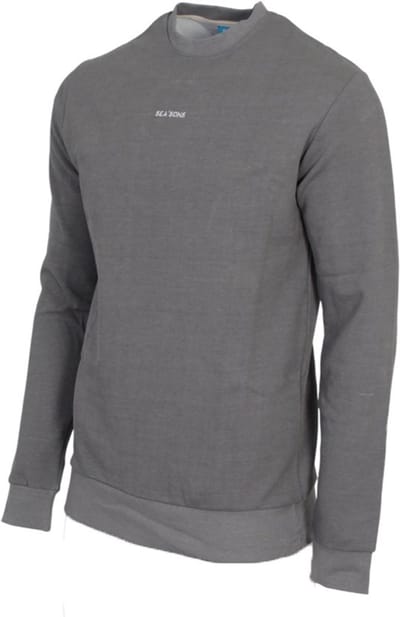 SEA'SONS - Trui - Kleur veranderend Sweater - Kleur Light grey/Dark grey - Mannen - Maat XXL