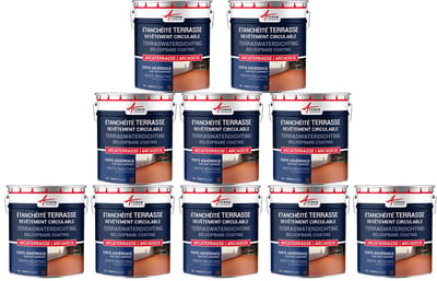 Waterdichte verf voor terras - Buitencoating op basis van hars: ARCADECK