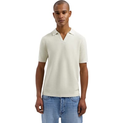 Dstrezzed Kostas Polo Polo's & T-shirts Heren - Polo shirt - Ecru - Maat XL