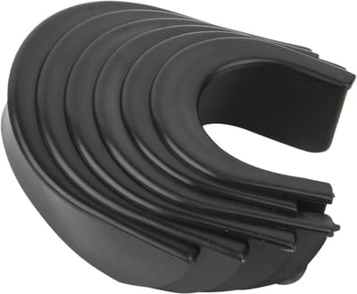 Biljartzak Voeringen - Pooltafel Rubber - Tafel Onderhoud - Slijtvast Rubber - 6 stuks - Zwart