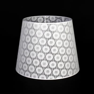 Licht-Erlebnisse - Willow - Lampenkap voor hanglampen - E27 - van - gehaakt kant - in - wit
