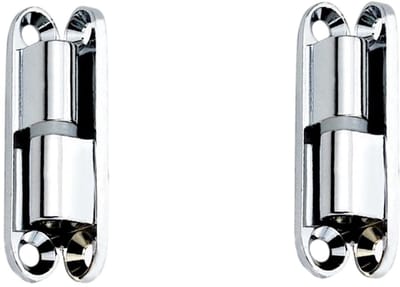 Dailygoods- Scharnier Hoogwaardig Staal - Deurscharnier - Scharnier Reparatie Plaat - Onderhoudsvrij - Roestbestendig - 60 x 15 mm