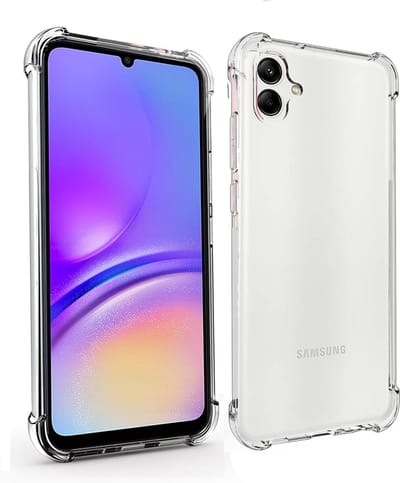 Shockproof Flexibele achterkant Silicone hoesje transparant Geschikt voor: Samsung Galaxy A05