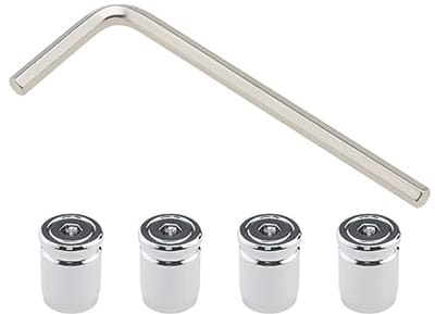 Auto Band Ventiel Caps - Stuurpen Caps Rvs Anti-Diefstal Stofkap Cover voor Auto, Truck, SUV, Motorfiets en Fiets - 4 Stuks