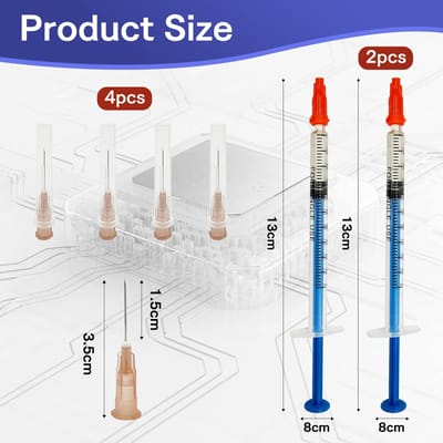 zilverpasta, geleidende lijmstift van zilver, geleidende lijm, 0,3 ml, geleidende lijm, voor elektronische circuits, toetsenbordreparatie, 2 stuks