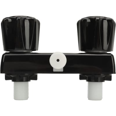 Inverseur de vanne de douche pour VR Facile à installer Robinet de douche avec 2 boutons pour bateau wagon Base noire noir