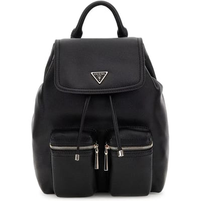 GUESS vrijetijdsrugzak rugzak Manhattan II Flap Backpack Black zwart