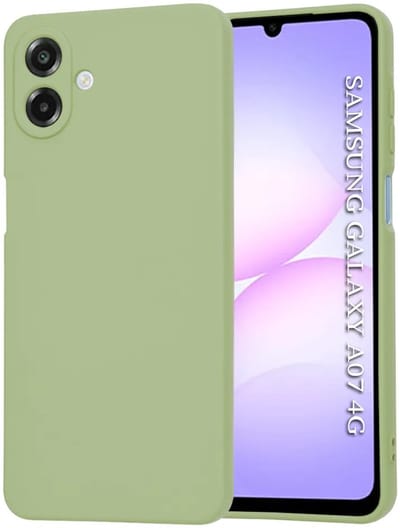 Hoesje geschikt voor Samsung Galaxy A07 4G - Techsuit Soft Flex Silicone Back Cover - Matcha