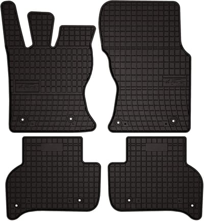 Wielganizator SolidPRO Serie - Auto Rubbermatten - Zwart - Compatibel met Jaguar XE