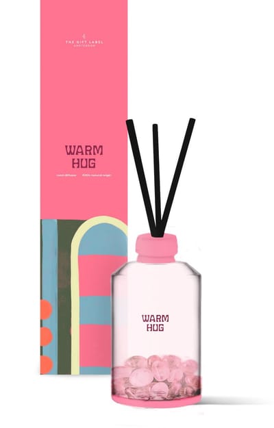 the gift label geurstokjes 200ml - Warm Hug - FW25
