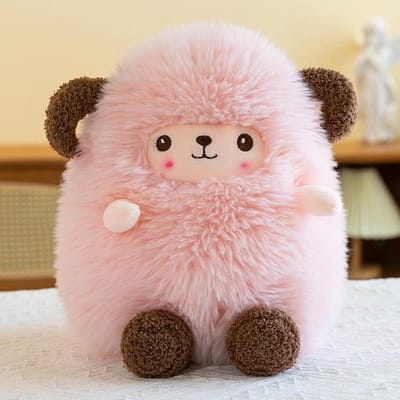 Schaap Poppetje Pluche Speelgoed Schattig Schaap Zacht Knuffeldier Slaapkussen Kerstcadeaus Voor Kinderen En Meisjes 55CM