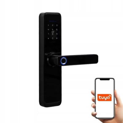 Slimme deurbel met vingerafdruk, code, RFID en WiFi