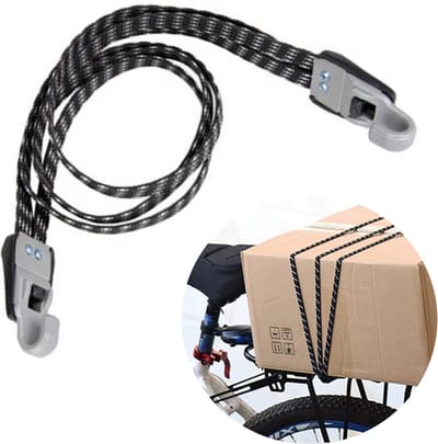 Snelbinders Fiets - Bagagebinder met Haak - Snelbinders met Haak - Snelbinders Fiets Universeel - LOUZIR
