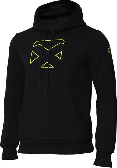 Pacific Court Hoodie – Heren – Dames - Unisex – Hoodie – Sporttrui – Trui - Maat M - Zwart/Lime