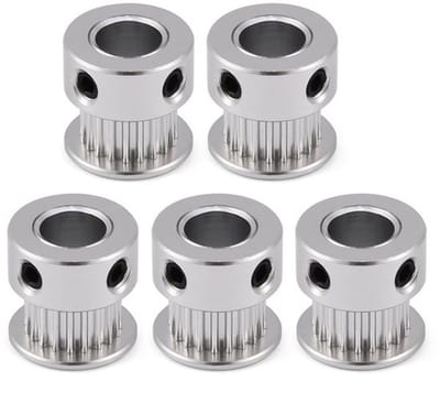 Dailygoody - Timing Belt Pulley - 20T Aluminium Sprocket - 5mm/8mm