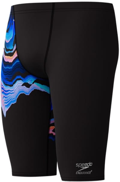 Speedo Placement Printed Jammer Zwart UK 32 Man