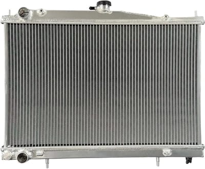 Auto Radiateur - Motor Koeler - Motor Koeling - Aluminium Constructie - 2 Rijen - Zilverkleurig