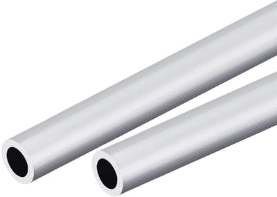 Dailygoods- Aluminium Buizen 6063 - 2 Naadloze Buizen - 14mm Buitendiameter - 10mm Binnendiameter - 300mm Lengte - Duurzaam en Corrosiebestendig - Aluminium Buis