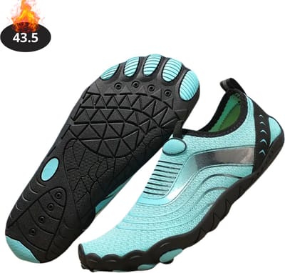 Nivard Waterschoenen Voor Kinderen & Volwassenen - Aqua Shoes - Aquaschoenen - Afzwemschoenen - Zwemles Schoenen - Zee Blauw - 43.5