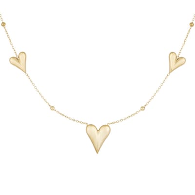 Bedelketting - Goudkleurig - All The Love For You Ketting - Sieraden voor vrouwen - Ketting Dames - Cadeau