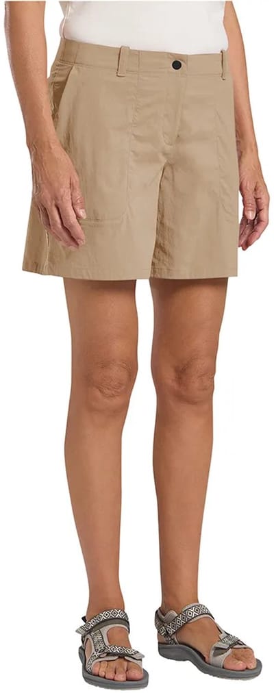 Jack Wolfskin Desert Korte Broek Beige 8 Vrouw