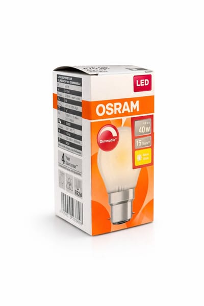 Osram - Ledlamp - 40W - 4.5W - Warm Wit - Dimbaar