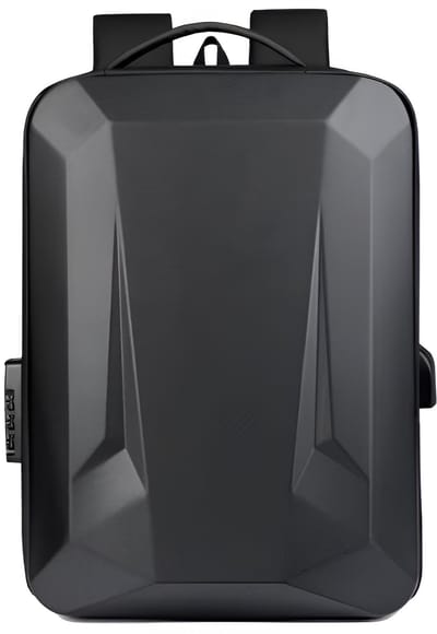 CarryQuest® - Rugzak Uitbreidbare Computertas - Zakenreis Bagagetas - 20-35L Capaciteit - Shell-Rugzak - Comfortabel Draagcomfort - Y4 Zwart