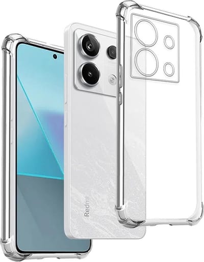 Hoesje geschikt voor Xiaomi Redmi Note 13 Pro 5G / Xiaomi Poco X6 - Techsuit Shockproof Silicone Back Cover - Transparant