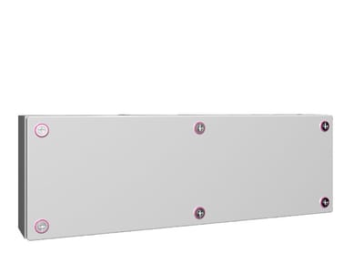Rittal KX 1506.000 Installatiebehuizing, Wandbehuizing 600 x 200 x 120 Plaatstaal Lichtgrijs 1 stuk(s)