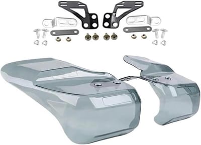 Motorfiets Handkappen - Stuurkappen - Windbescherming - Waterdicht PP Materiaal - 2 mm dikte - Transparant