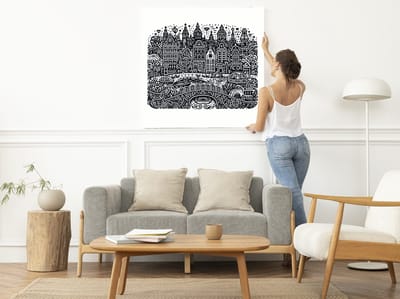 Kunstprint | Wanddecoratie | Dibond | 40 × 40 cm