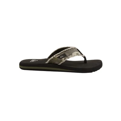 Quiksilver Monkey Abyss Heren Slippers - Green/Brown/Black - Maat 45