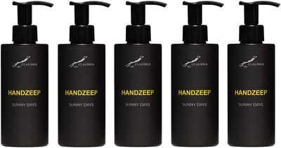Splashbox Handzeep Sunny Days 300 ml – Set van 5 Stuks - Milde Handzeep voor Dagelijks Gebruik – Frisse Zomerse Geur – Unisex - voordeelverpakking
