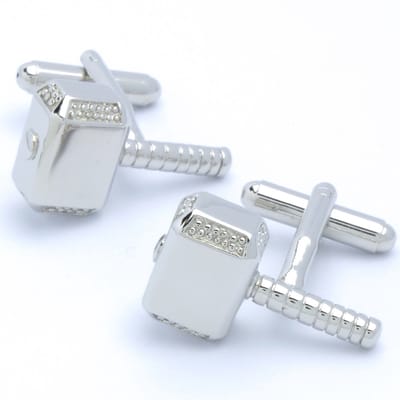 Manchetknopen - Hamer Moker Zilver