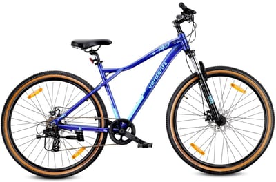 VERDANT SHRED Mountainbike 29", MTB-fiets voor dames en heren, fiets 29 inch - aluminium frame, schijfremmen, 7 versnellingen - Blauw