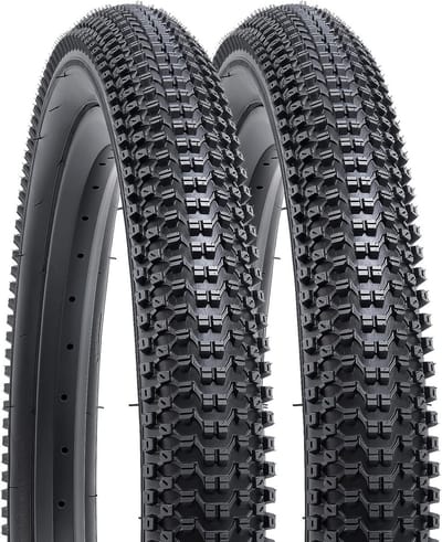 Fietsbanden Set - Banden Racefiets - Stad en Off-road - Opvouwbaar Ontwerp - 24 x 2.10 inch - Zwart