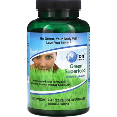 pHion Balance, Groen Superfood Poeder, 200 gram (210 g)