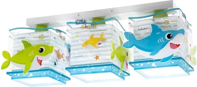 Kinder Plafondlamp - Nachtlamp Kamer - Kinderkamer Inrichting - Dieren Thema - 16x21x50cm