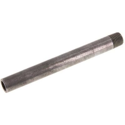 R 1/4'' Buitendraad x 13.5mm Stalen Pijpnippel met Las uiteinde 50 Bar DIN 2982 - 120mm [2 Stuks]