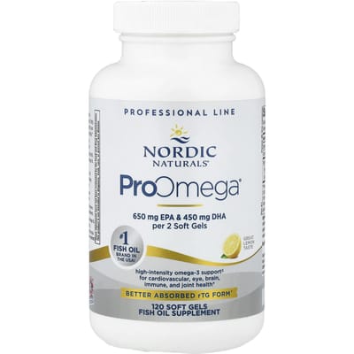 Nordic Naturals, Pro Omega, Citroen, 1.000 mg, 120 softgels