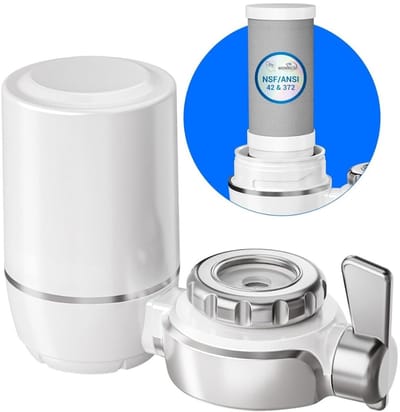 Quvo® Waterfilter kraan - Waterfilter - Zilver- 19cm x 8cm x 21cm