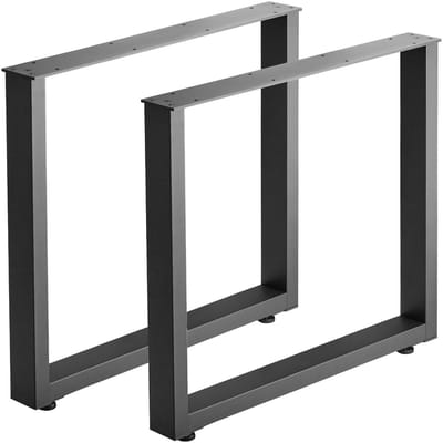 2 stuks SOTECH tafelframes SOLID zwart mat staalprofiel 80 x 40 mm Hoogte: 720 mm Breedte: 800 mm Tafellopers Tafellonderstellen Tafellopers Skid frames