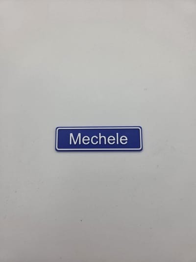 3D plaatsnaam speldje Mechele