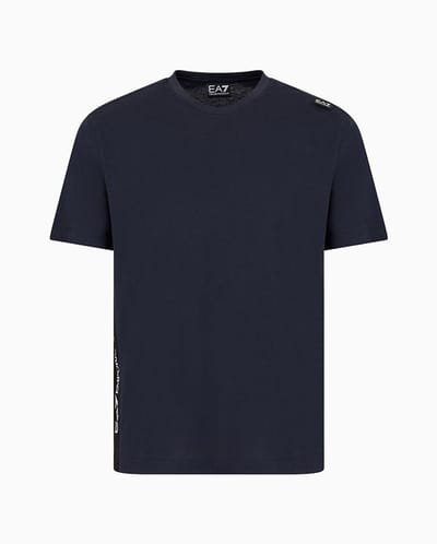 Ea7 Emporio Armani 6dpt04-pjvpz T-shirt Met Korte Mouwen Blauw XS Man